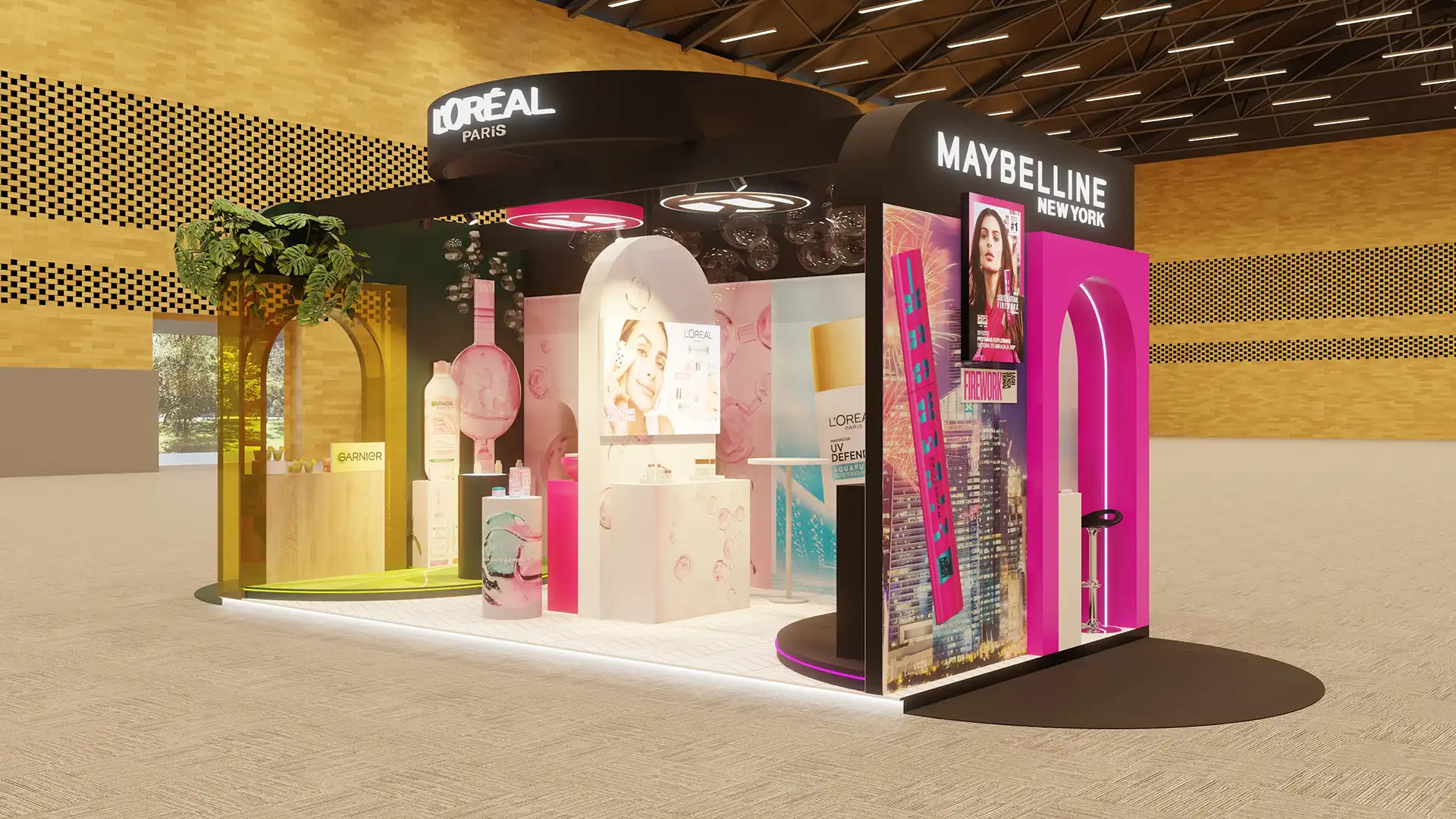 Stand Loreal París Coopidrogas 2 2025 en Bogotá
